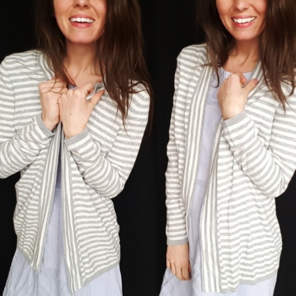 Talbots Sweaters - SALE!Talbot striped open front cardigan -C2